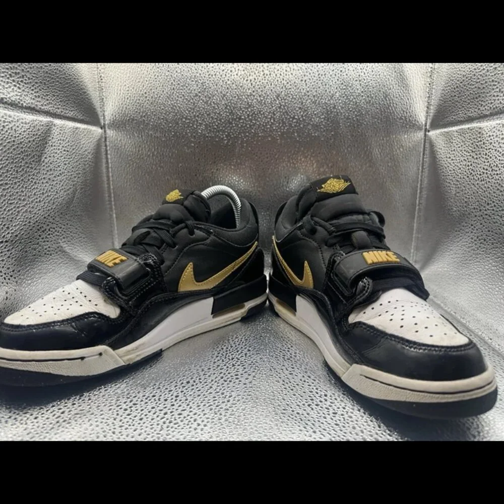 RARE 🚀 Size 5.5 -‎ Nike Air Jordan Legacy 312 Low Gold Black Sneaker CD9054-07